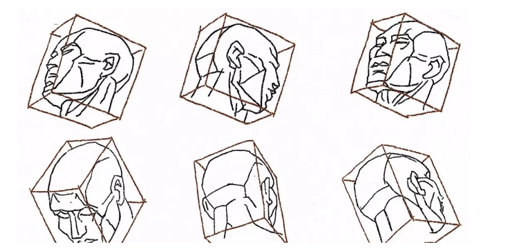 头像三维立体素描画法 /